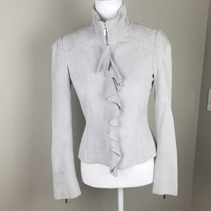 Womens Leather Suede Jacket